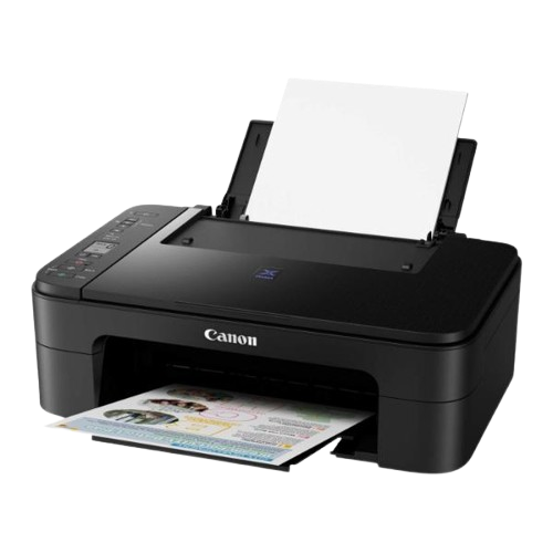 Canon PIXMA E3370 ऑल-इन-वन वायरलेस इंक कुशल रंगीन प्रिंटर (काला)