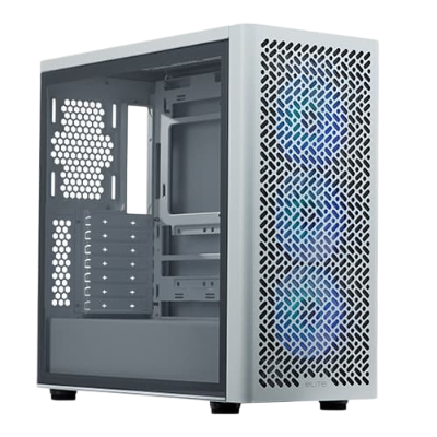 Cooler Master Elite 502 White ARGB E-ATX Mid Tower Case