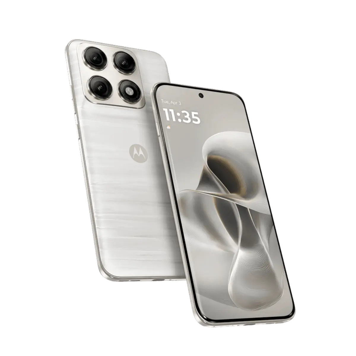 Motorola Edge 70 Pro 5G 8GB+256GB PANTONE Lily White | 6.8-inch 144Hz Extreme AMOLED | Dimensity 8500 Extreme | 50MP Camera | 6500mAh Battery | 90W TurboPower