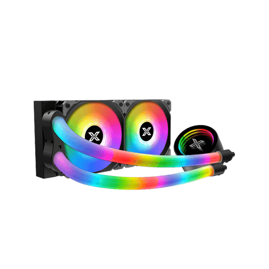 Xigmatek Neon Aqua 240 ARGB 240mm CPU Liquid Cooler (Black)