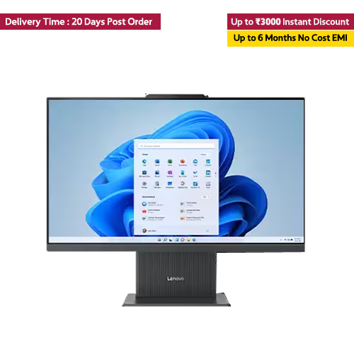 Lenovo IdeaCentre AIO 13th Gen, 60.45cms  Intel Core i5-13420H 16GB 51GB Windows11 MSO 24