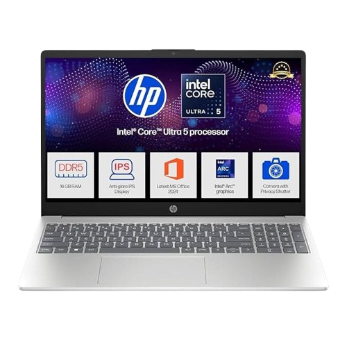 HP Laptop 39.6 cm (15.6) 15-fd1458TU (Touch ) Silver Core Ultra 5-125H 24GB 1TB 15.6" FHD IPS Windows11 MSO