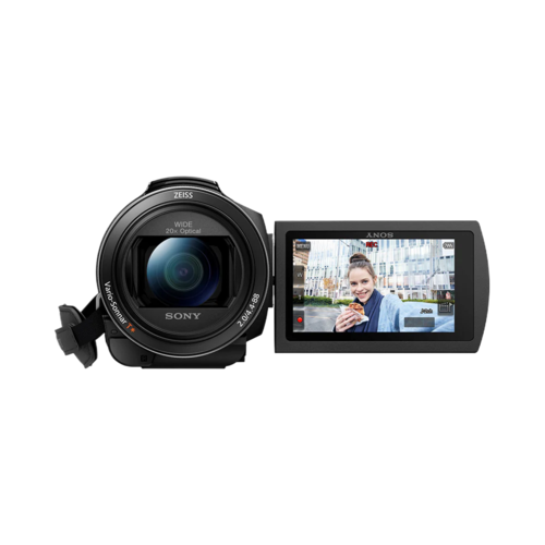Sony AX43A 4K Handycam 8.29 MP 4K Ultra HD Recording with 26.8 mm714 wide-angle ZEISS® Vario-Sonnar T* lens
