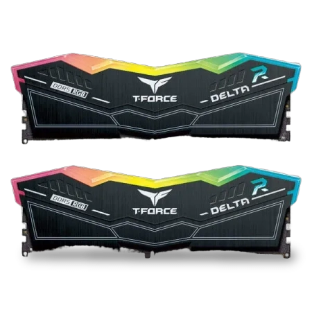 TeamGroup T-Force Delta RGB 64GB (32GBx2) DDR5 5600MHz Ram (Black)