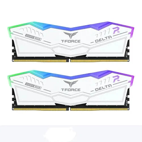 TEAMGROUP Delta RGB DDR5 White 32GB (16GB x 2) 6000MHz RAM