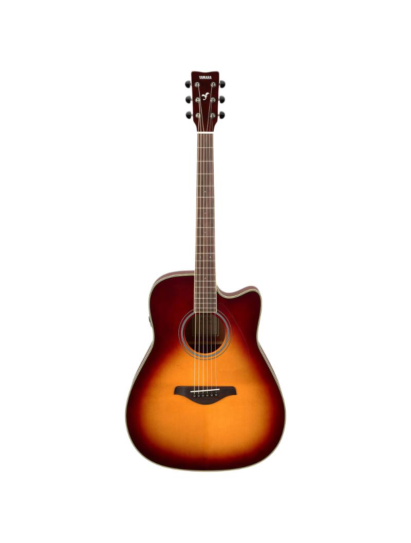 Yamaha FGC-TA Brown Sunburst Trans Acoustic Guitar