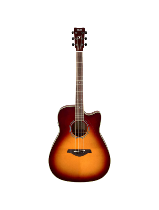 Yamaha FGC-TA Brown Sunburst Trans Acoustic Guitar