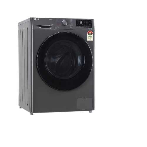 LG 8KG ఫ్రంట్ లోడ్ వాషింగ్ మెషిన్, ఇన్వర్టర్ డైరెక్ట్ డ్రైవ్, మిడిల్ బ్లాక్