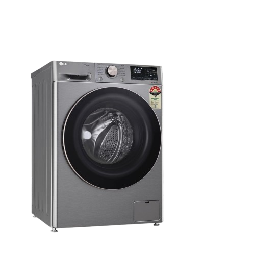 LG 10Kg ఫ్రంట్ లోడ్ వాషింగ్ మెషిన్, AI డైరెక్ట్ డ్రైవ్™, ప్లాటినం సిల్వర్
