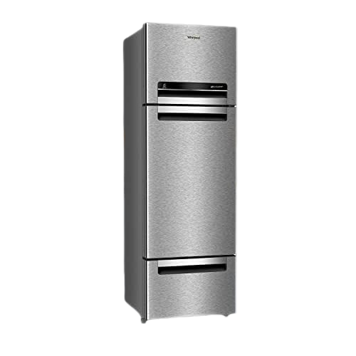 Whirlpool 300 L Frost Free Triple-Door Refrigerator(FP 343D Protton Roy, Alpha Steel)