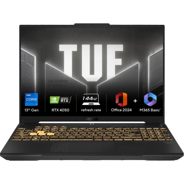 ASUS TUF Gaming F16 Gaming Laptop Intel Core5 210H 16GB 512GB 4GB RTX 3050A GPU 16"FHD+ Windows11 FX607VB-RL087WS