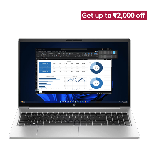 HP ProBook 440 35.6 cm (15.6) G10 Business Laptop Silver Intel Core i5 -1334U 16GB 512GB 15.6" FHD Intel Iris Xᶱ Graphics Windows11 PRO