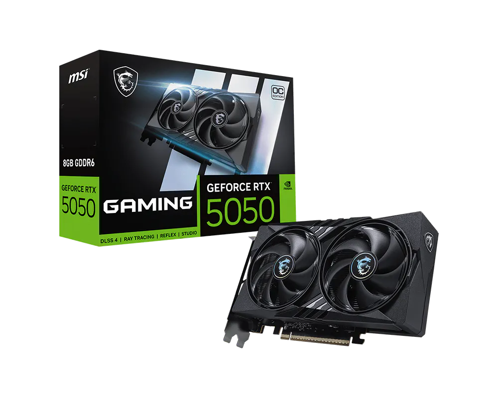 MSI GeForce RTX 5050 8G GAMING OC Graphic Card - G5050-8GC