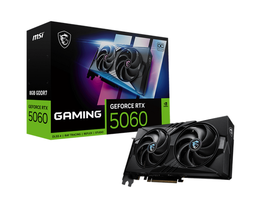 MSI RTX 5060 Gaming OC 8GB GDDR7 Graphics Card - G5060-8GC