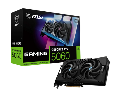 MSI GeForce RTX 5060 8G GAMING OC V1 8GB GDDR7 Graphics Card – G5060-8GCV1
