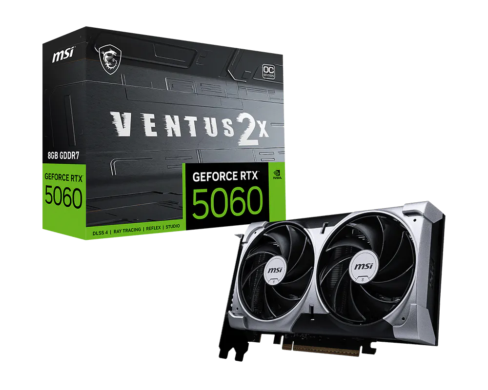 MSI GeForce RTX 5060 8G VENTUS 2X OC - G5060-8V2C