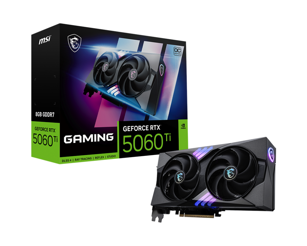 MSI GeForce RTX 5060 Ti 8GB GAMING OC Graphic Card - G506T-8GC