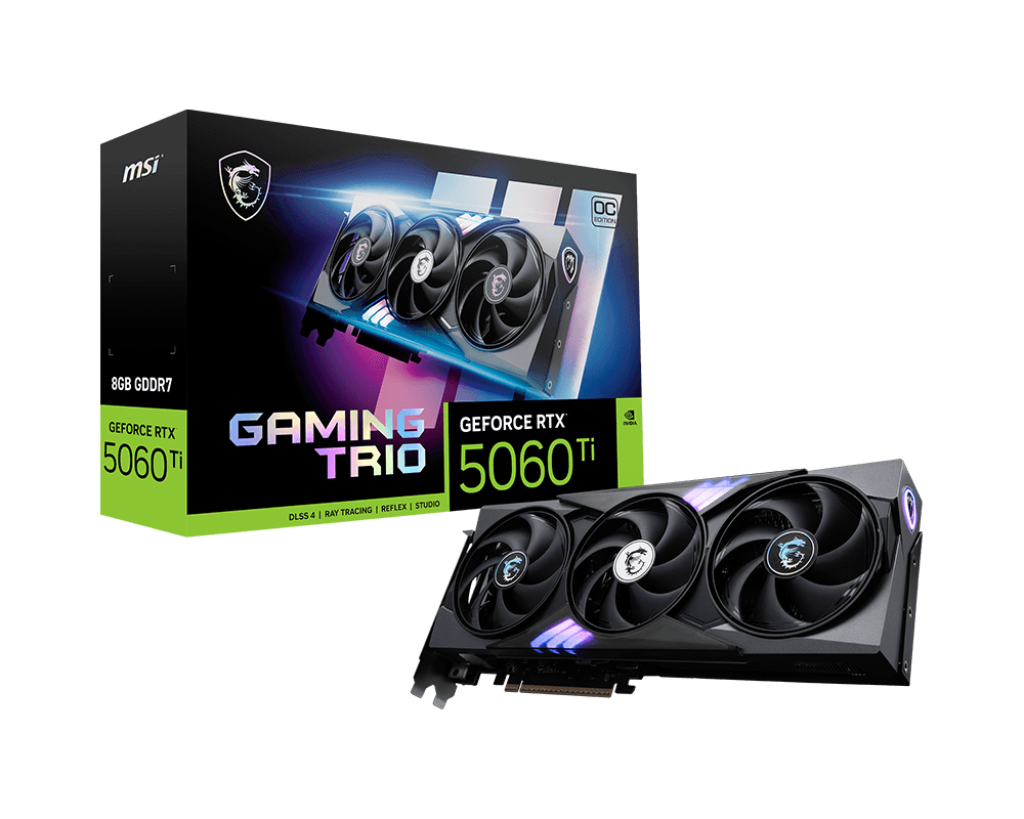 MSI GeForce RTX 5060 Ti 8G GAMING TRIO OC Graphic Card - G506T-8GTC