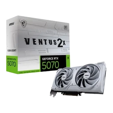 MSI GeForce RTX 5070 Ventus 2X OC White 12GB GDDR7 Graphics Card - G5070-12V2C