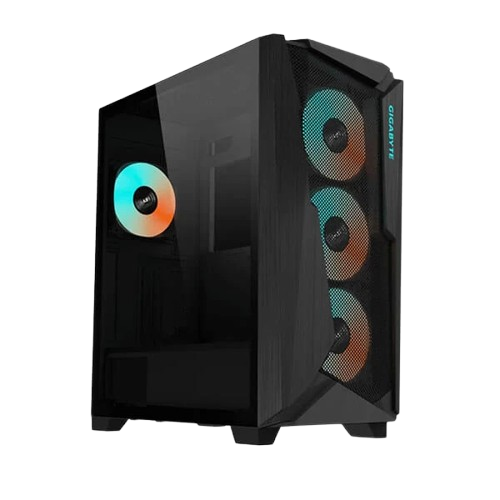 Gigabyte C301 Glass V2 ARGB (E-ATX) Mid Tower Cabinet (Black)