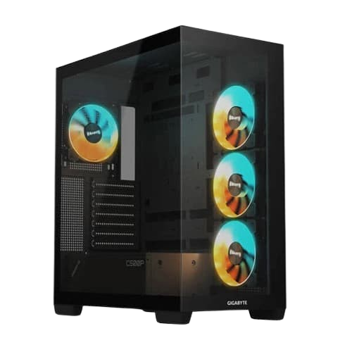 Gigabyte C500 Panoramic Stealth Black ARGB ATX Mid Tower Cabinet