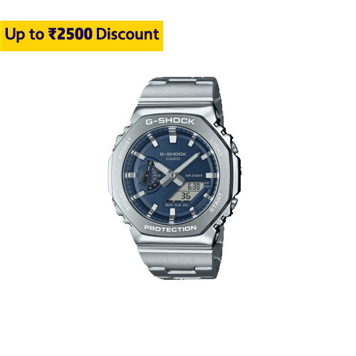 Casio G-Shock GM-2110D-2BDR Analog-Digital Blue Dial Men
