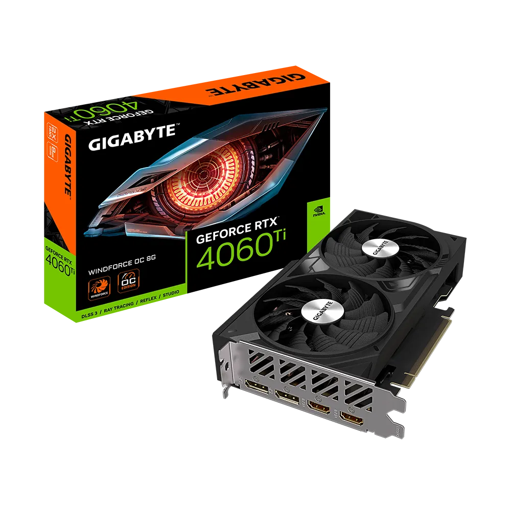 Gigabyte RTX 4060 Ti Windforce OC 8GB Graphics Card