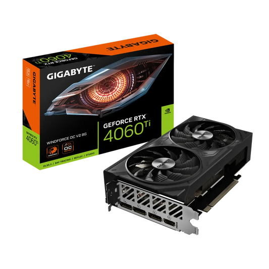 Gigabyte RTX 4060 Ti Windforce OC V2 8GB Graphics Card