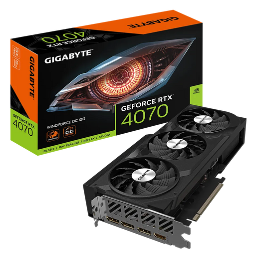 Gigabyte RTX 4070 Windforce OC 12GB Graphics Card