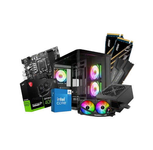 Gaming Desktop Core i9 14900 MSI Z 790 S PRO 16GB 1TB SSD WD 2TB SEAGATE 8GB RTX 3050 VS 650
