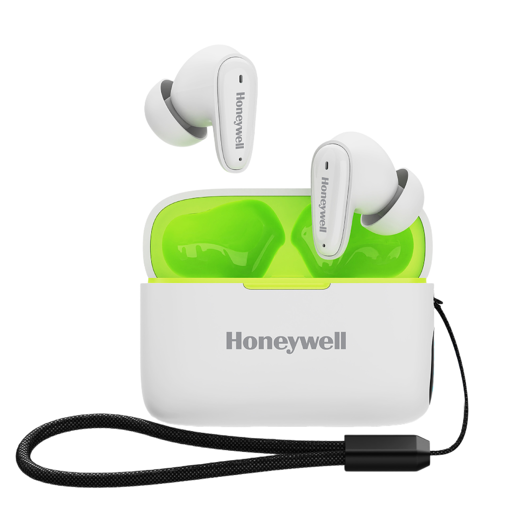 Honeywell Moxie V1100 Truly Wireless Earbuds-White