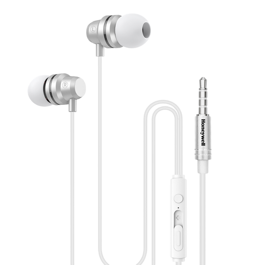 Honeywell Moxie V50 Wired Earphones-White