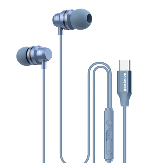 Honeywell Suono P60 Wired Earphones-Blue