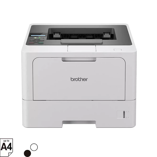 Brother HL-L5210DN Mono Laser Printer | 48ppm | Auto Duplex | Gigabit Ethernet | 250-Sheet Tray | 1GB Memory