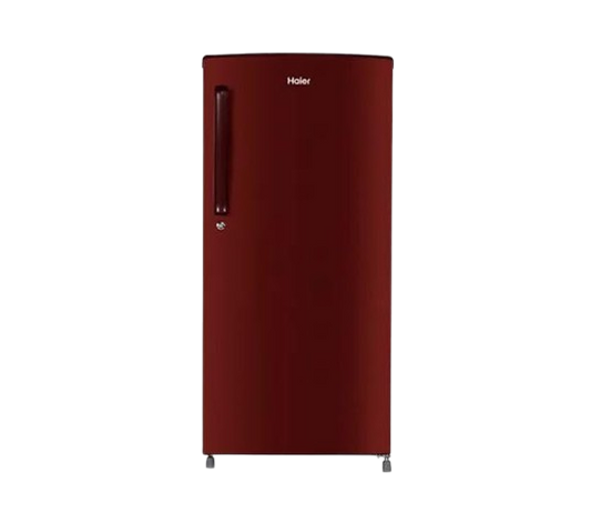 Haier 165 L 1 Star Direct Cool Single Door Refrigerator(Red Mono Finish, HRD-1861BBR-N)