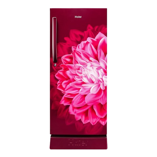 Haier Red Dahelia 190 Litres, Direct Cool Refrigerator REF HRD-2103PRD-P