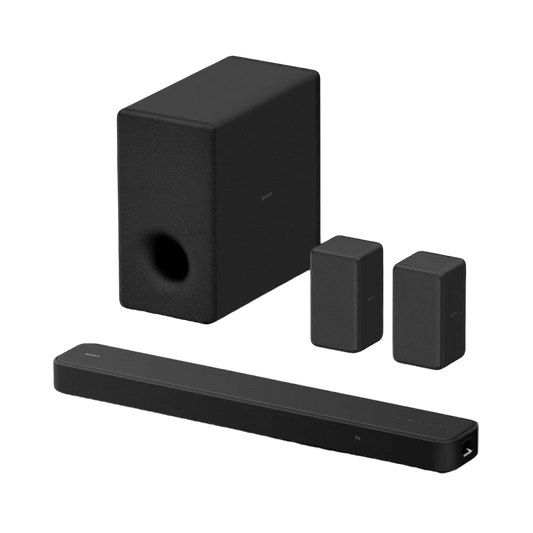 Sony HT-S2000 5.1ch Dolby Atmos Compact Soundbar Home Theatre System with SA-SW3 wireless Subwoofer and SA-RS3S rear speaker( Dolby Atmos/DTSX, Bluetooth Connectivity, HDMI, Optical, HEC App Control)