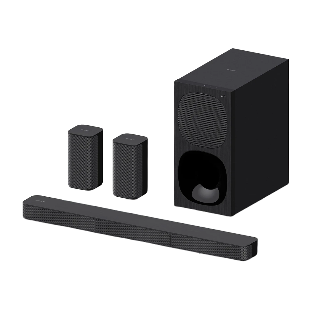 Sony HT-S20R Real 5.1ch Dolby Digital Soundbar for TV with subwoofer and Compact Rear Speakers, 5.1ch Home Theatre System (400W,Bluetooth & USB Connectivity, HDMI & Optical connectivity)