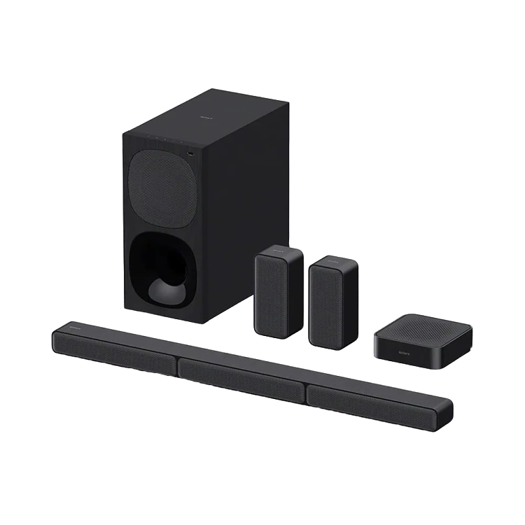 Sony HT-S40R Real 5.1ch Dolby Audio Soundbar for TV with Subwoofer & Wireless Rear Speakers, 5.1ch Home Theatre System (600W, Bluetooth & USB Connectivity, HDMI & Optical Connectivity, Sound Mode)