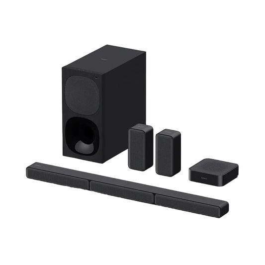 Sony HT-S40R Real 5.1ch Dolby Audio Soundbar for TV with Subwoofer & Wireless Rear Speakers, 5.1ch Home Theatre System (600W, Bluetooth & USB Connectivity, HDMI & Optical Connectivity, Sound Mode)