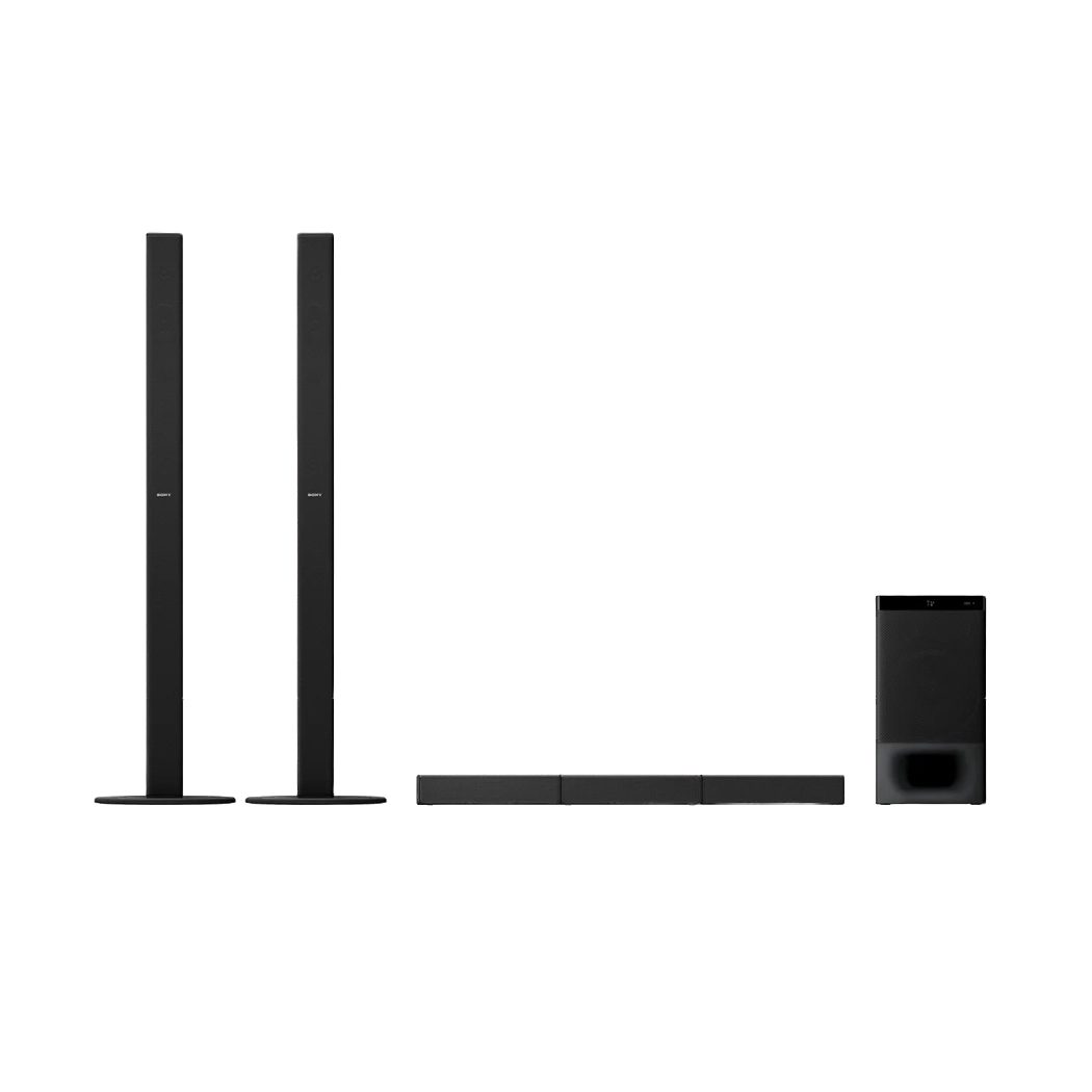 Sony HT-S700RF Real 5.1ch Dolby Audio Soundbar for TV with Tall boy Rear Speakers & Subwoofer, 5.1ch Home Theatre System (1000W, Bluetooth & USB Connectivity,HDMI & Optical Connectitvity)