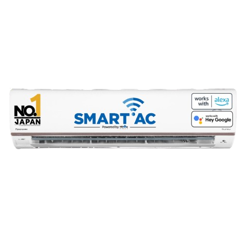 Panasonic 1 Ton 5 Star Wi-Fi Inverter Smart Split AC (7 in 1 Convertible with True AI Mode, 4 Way Swing, Active Air Purification by nanoeX/nanoe-G and real time AQI monitoring, Matter Certified, 2024 Model, White)