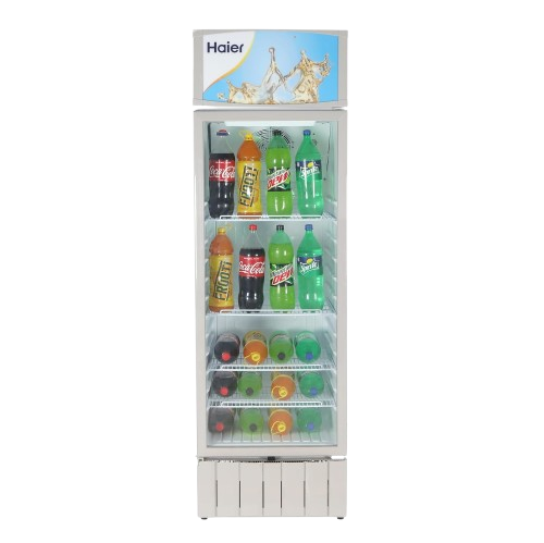 Haier HVC-375GHC, Single Door Visi Cooler, 339 Litres Net Capacity