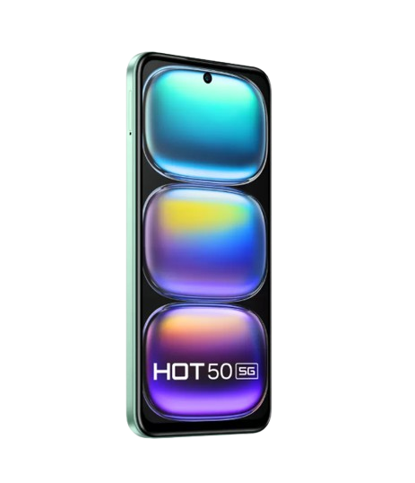 Infinix Hot 50 5G, 4GB RAM, 128GB ROM, Sleek Black, SmartPhone