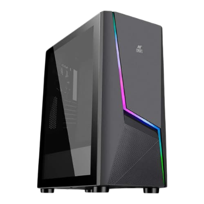 Ant Esports ICE-130AG RGB Cabinet (Matte Black)