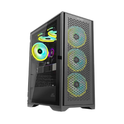 Ant Esports ICE-4000 RGB (ATX) Cabinet (Black)