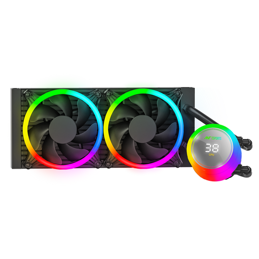 Ant Esports ICE Chroma 240 ARGB 240mm CPU Liquid Cooler (Black)