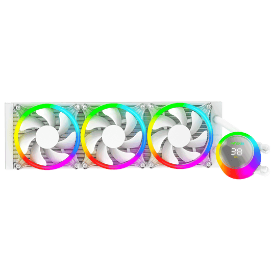 Ant Esports ICE Chroma 360 ARGB 360mm CPU Liquid Cooler (White)