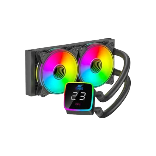 Ant Esports ICE-Flow 240 ARGB 240mm CPU Liquid Cooler (Black)
