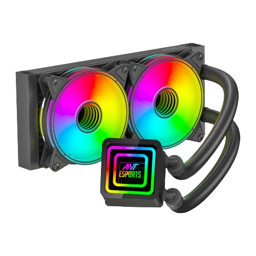 Ant Esports ICE-Infinite 240 ARGB 240mm CPU Liquid Cooler (Black)